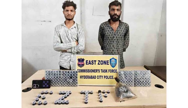 Bowenpally Police Nab Drug Peddlers, Seized 1.7 Grams Of Hash Oil