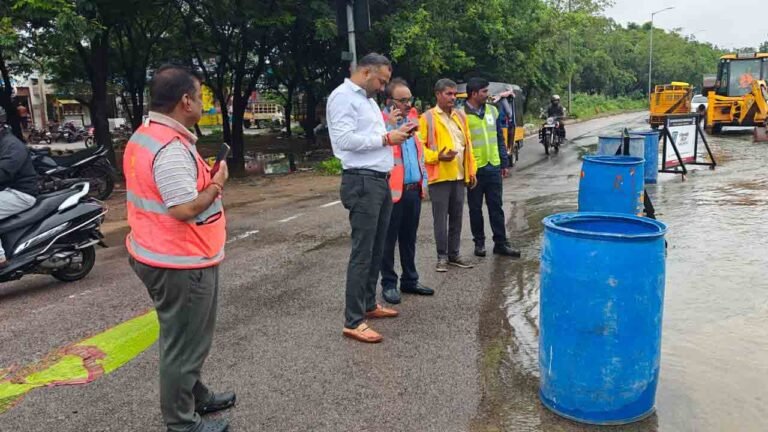 GHMC Commissioner Inspects Flood-Prone Areas, Directs Emergency Measures
