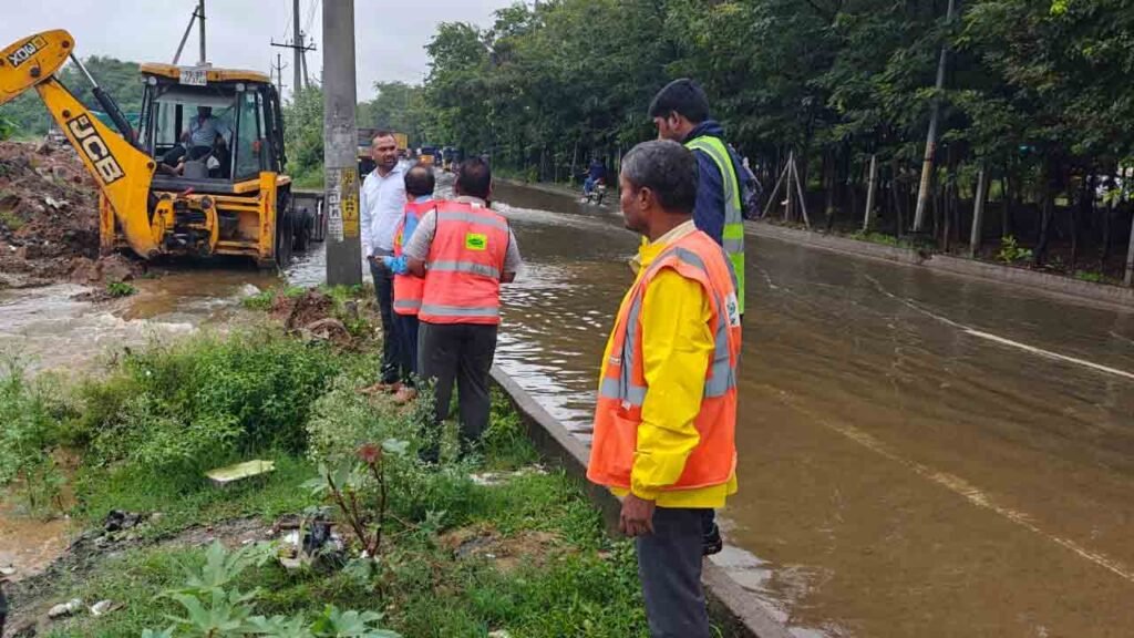 GHMC Commissioner Inspects Flood-Prone Areas, Directs Emergency Measures