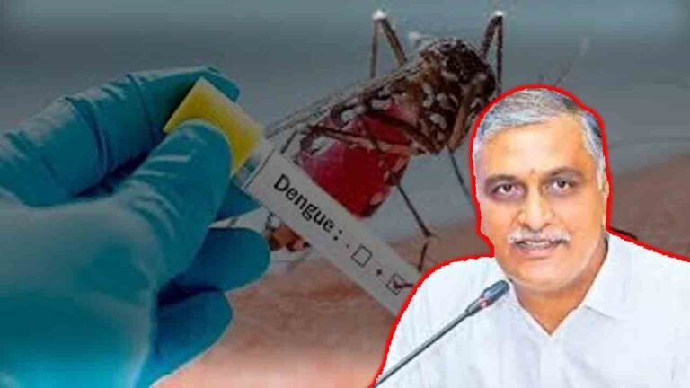 Harish Rao Slams Congress Govt For Dengue Deaths In Jagddevpur