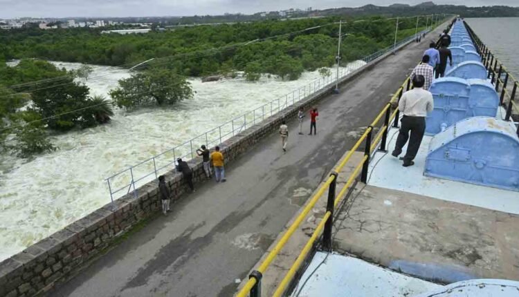 Floods Hit Himayat Sagar: Nine Gates Lifted