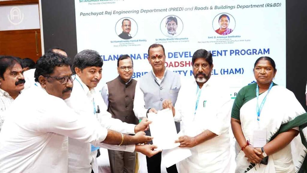 Roads Key To State’s Development: Minister Venkat Reddy at Hum Project Meeting