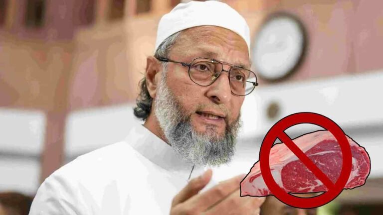 Asaduddin Owaisi Slams Meat Ban In Hyderabad On Independence Day