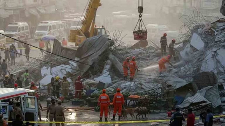Gas Cylinder Blast Triggers Building Collapse In Medchal: One Died, Three Injured