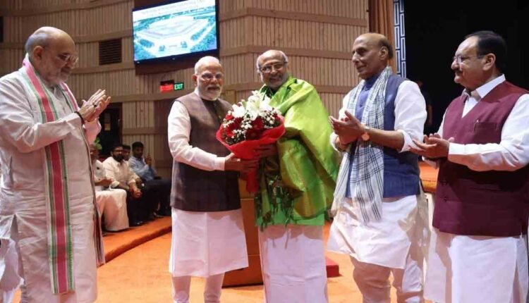 PM Modi Seeks Unanimous VP Election For Radhakrishnan