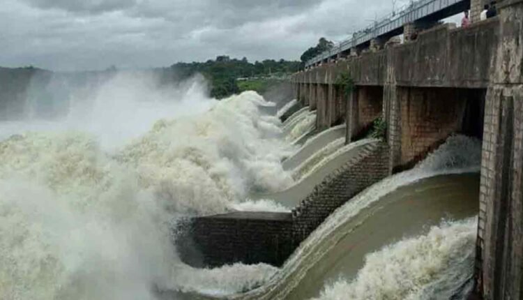 Heavy Flood In Nizamsagar Reservoir; 24 Gates Lifted Up
