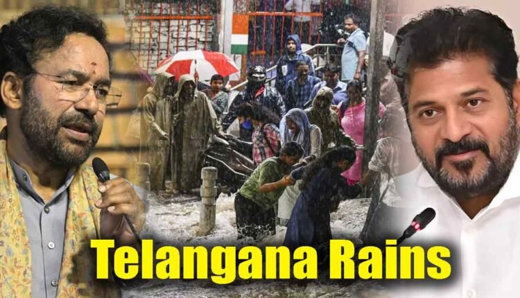 State Govt Should Move Forward With Comprehensive Action: Kishan Reddy Comments On Heavy Rains