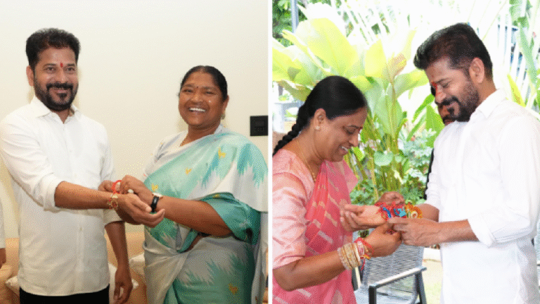 WATCH | Raksha Bandhan: Congress Women Leaders Tie Rakhis To CM Revanth Reddy 