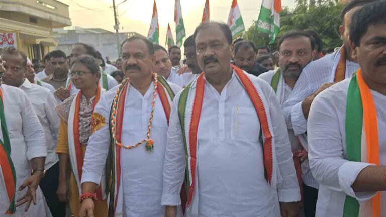 Shabbir Ali Joins Congress Janahita Padayatra, Launches Welfare Projects Worth Rs. 7 Crore In Nizamabad and Kamareddy