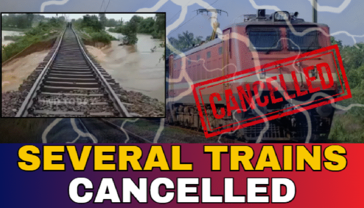 Heavy Rains Disrupt Train Services: Several Trains Cancelled