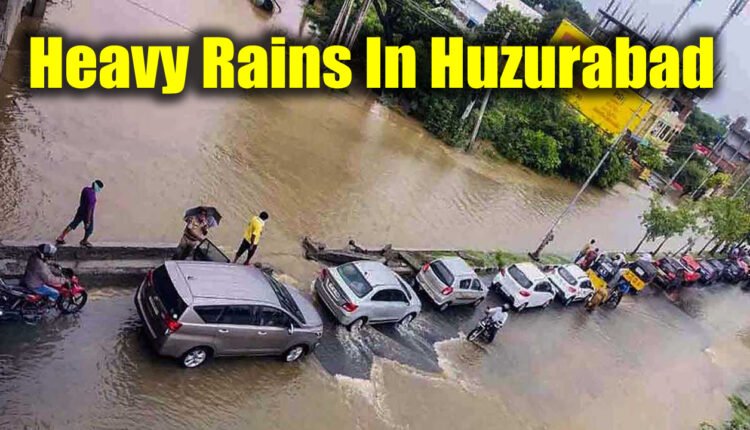 Heavy Rains Flood Huzurabad, Low-Lying Areas Submerged, Houses Damaged