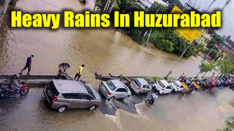 Heavy Rains Flood Huzurabad, Low-Lying Areas Submerged, Houses Damaged
