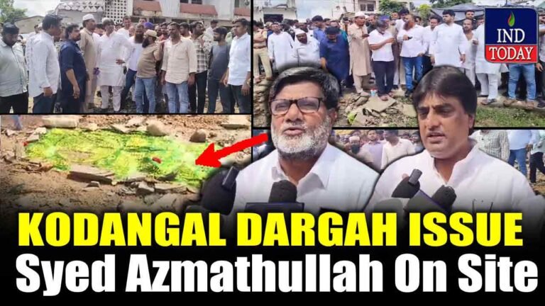 Kodangal Dargah: Azmathullah Claims Miscreants Targeted CM Revanth Reddy’s Image