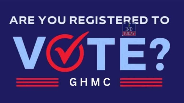 Voter Registration: GHMC Urges All 18+ Citizens by Sept 17