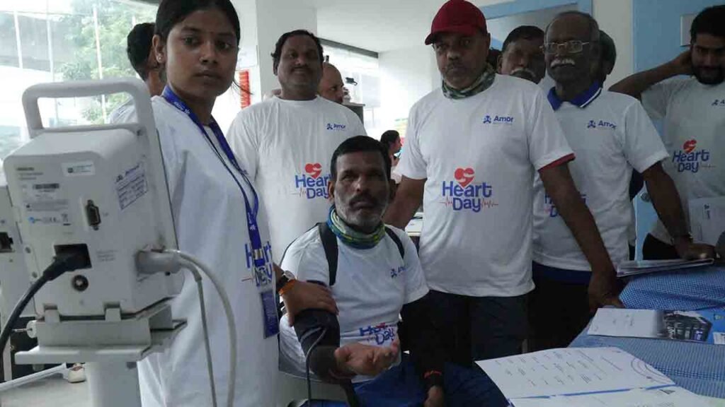 Amor Hospitals Hosts A Walkathon & Cardio Awareness Camp To Mark World Heart Day