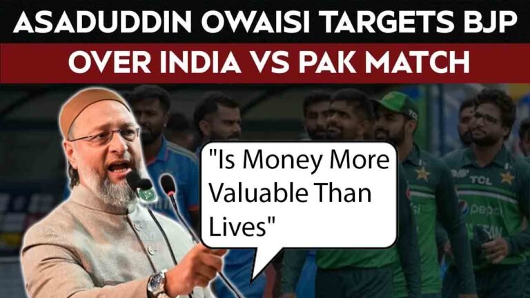 India-Pakistan Asia Cup Match: Asaduddin Owaisi Criticises Modi Government