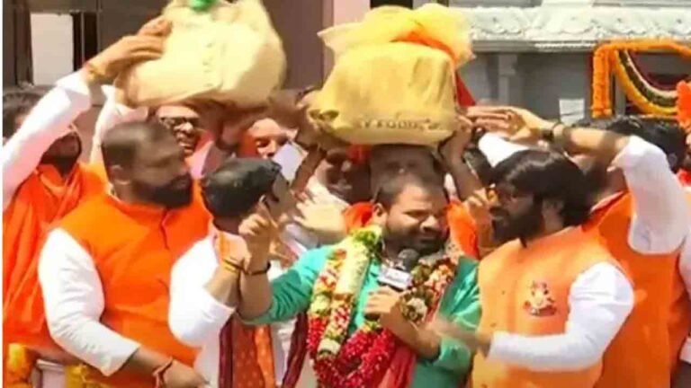 Balapur Ganesh Laddu Auctioned For Record Of Rs. 35 lakh