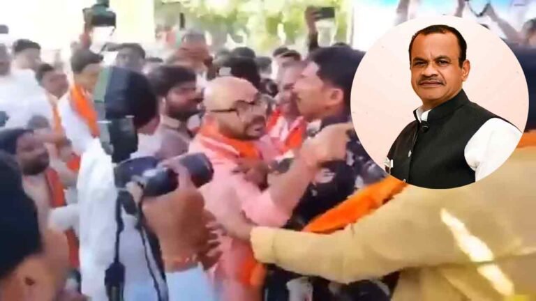 Political Ruckus During Ganesh Festival: BJP Leaders Obstructed Minister Komatireddy Venkat Reddy