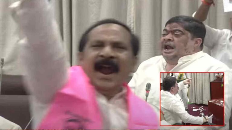 Kaleshwaram Case To CBI: BRS Protest In Telangana Council