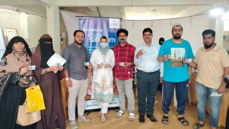 CARE Hospitals Organises Free Health Check-up Camp at SS Healthcare Centre, Jahanuma