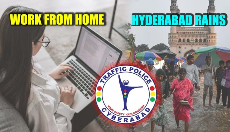 Heavy Rain In Hyderabad: Traffic Police Want Employees To Work From Home