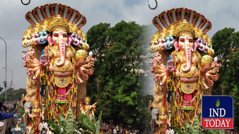 Hyderabad Bids Farewell To Khairatabad Ganesh, Idol Immersion Concludes At 1.45 PM