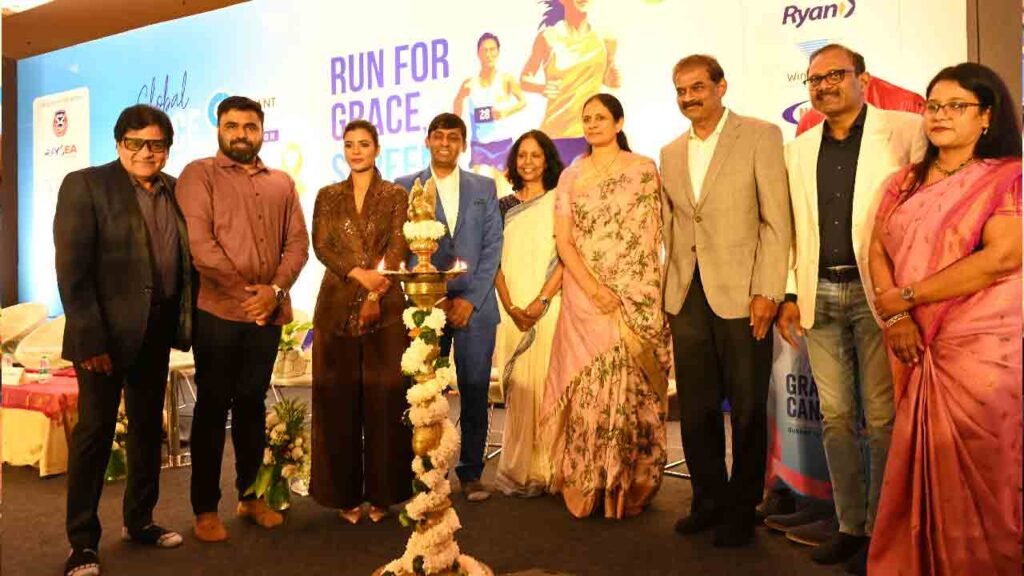 Aishwarya Rajesh & Ali Launch 8th Global Grace Cancer Run 2025 Gear