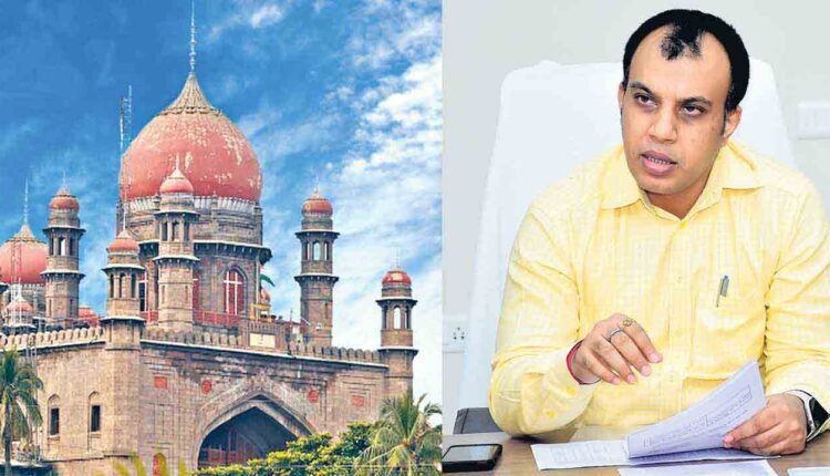 High Court Expresses Anger Over Dressing Of Sircilla Collector Sandeep Kumar