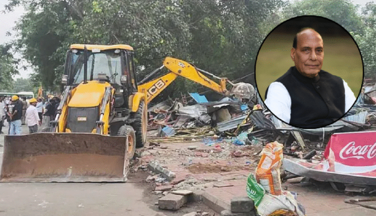 Illegal Structures Demolished Near JBS Ahead of Defence Minister’s Visit