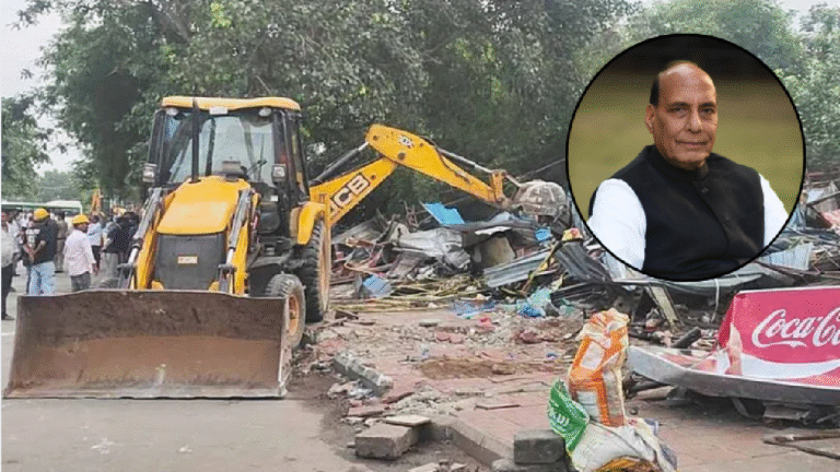 Illegal Structures Demolished Near JBS Ahead of Defence Minister’s Visit