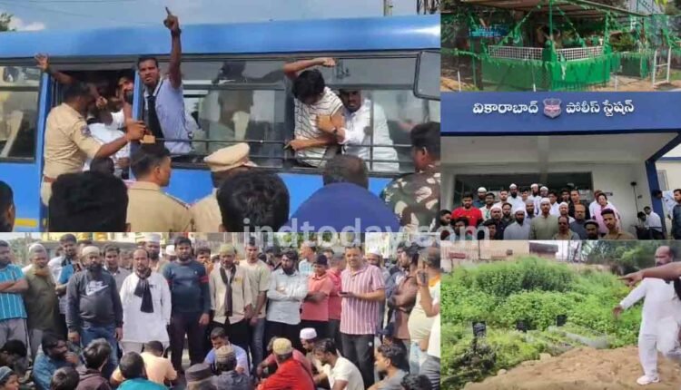 Kodangal Dargah, Graveyard Demolition Sparks Protests; Several Detained