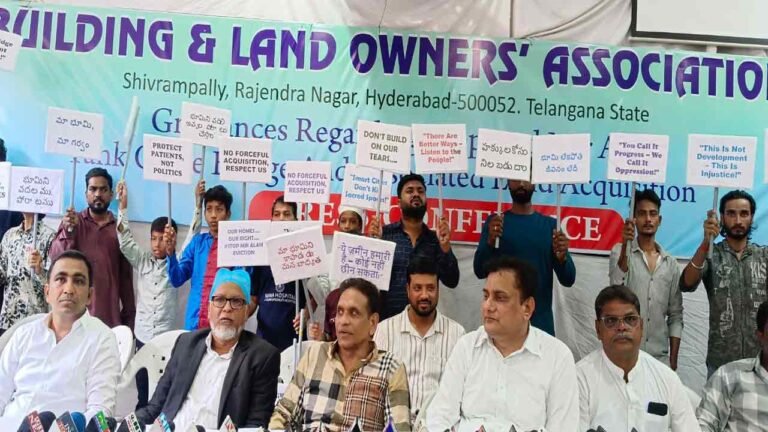 Land Owners Oppose Mir Alam Tank Park Projects, Suggest Zoo Integration