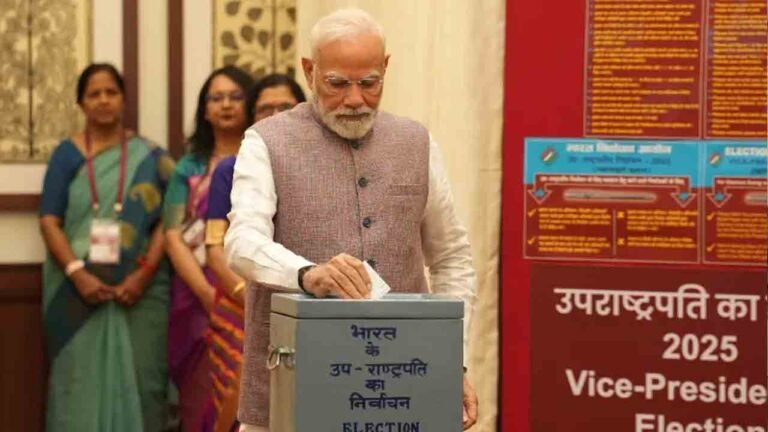 Vice Presidential Election: PM Modi Casts Vote