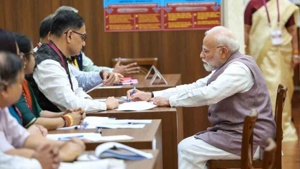 Vice Presidential Election: PM Modi Casts Vote