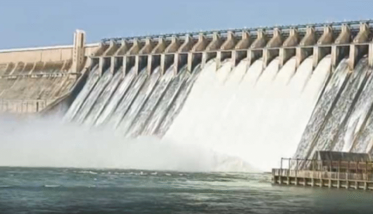 Nagarjuna Sagar Full, 8 Gates Lifted Up