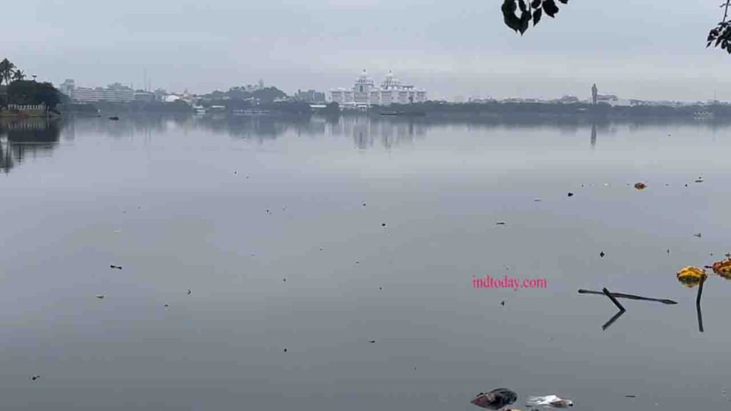 Hyderabad Rains Continue, Hussain Sagar Water Level Near Full Tank