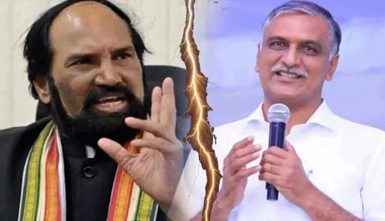 Harish Rao’s claims on Tummidihatti barrage are utter lies: Uttam