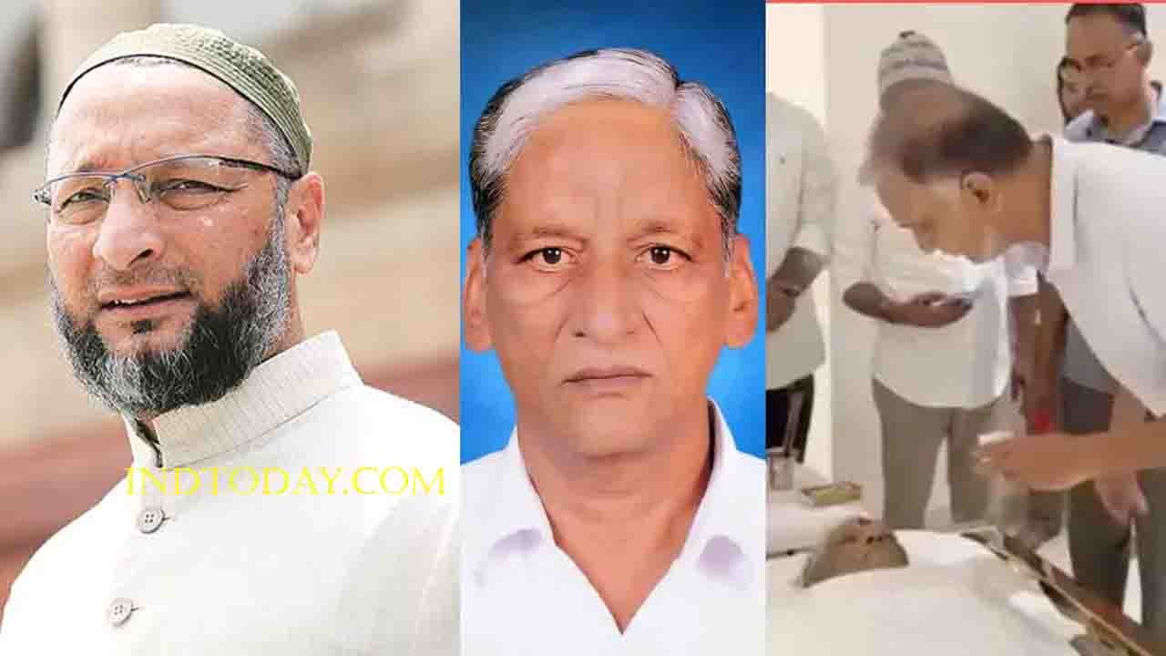 Asaduddin Owaisi Conveys Heartfelt Condolences to Harish Rao and Family