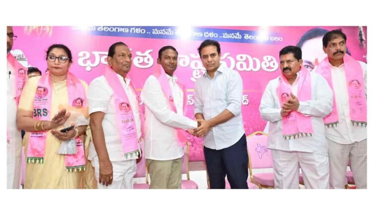 KTR Framing Jubilee Hills Bypoll as ‘Car vs Bulldozer’ Battle