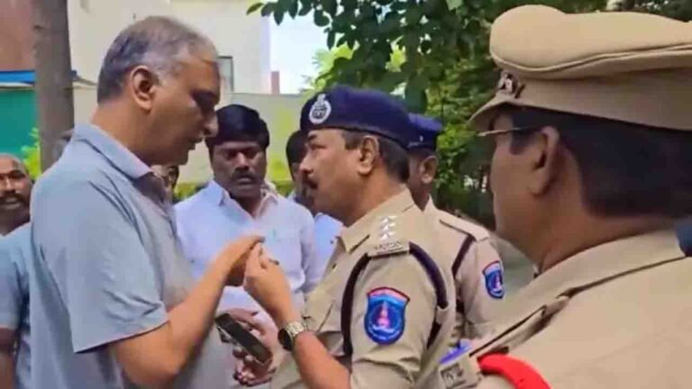 Chalo Bus Bhavan: Harish Rao Placed Under House Arrest Ahead of BRS Protest