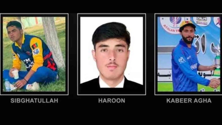 Pakistani Airstrikes Kills Three Afghan Cricketers