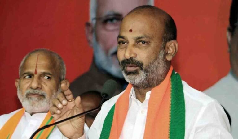 Bandi Sanjay Warning To Telangana Govt Over Pocharam Firing