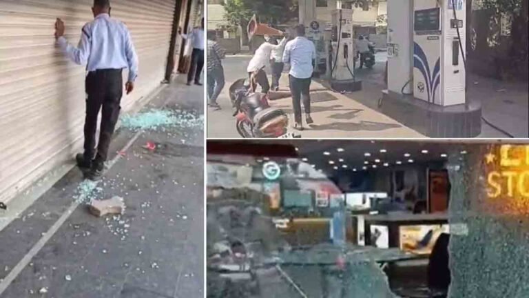 BC Bandh Turns Violent: Shops, Petrol Bunk, Showroom, Tiffin Center Attacked