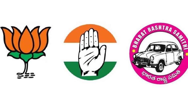 Civic Poll Blitz Begins As Congress-BRS-BJP Campaign