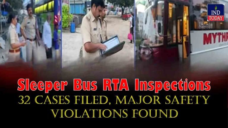 Sleeper Bus RTA Inspections: 32 Cases Filed, Major Safety Violations Found