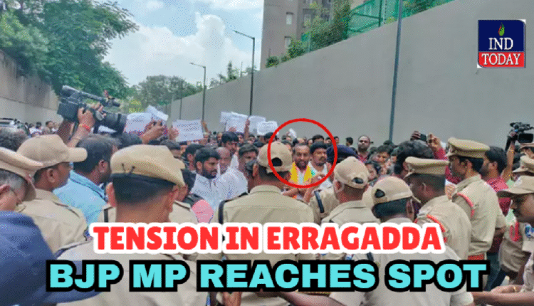 Tension in Erragadda: Residents Protest Against Crematorium Land Allocation