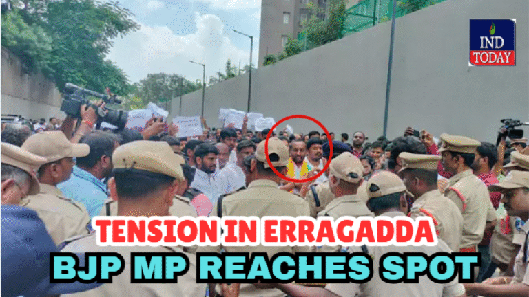 Tension in Erragadda: Residents Protest Against Crematorium Land Allocation