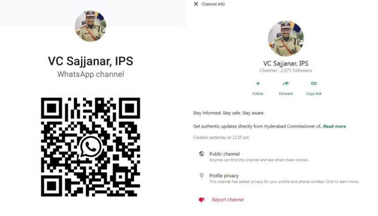 Hyderabad Police Launches Official WhatsApp Channel