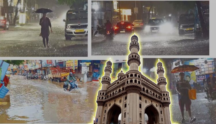 Heavy Rain Lashed Hyderabad Without Thunder Or Lighting