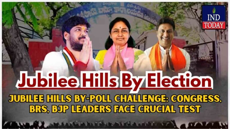 Jubilee Hills By-Poll Challenge: Congress, BRS, BJP Leaders Face Crucial Test